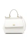 Dolce & Gabbana Sicily Medium Leather Handbag In Metallic