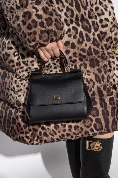 Dolce & Gabbana ‘sicily Medium' Shoulder Bag In Black
