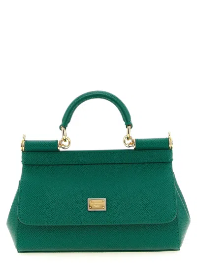 Dolce & Gabbana 'sicily' Mini Handbag In Green