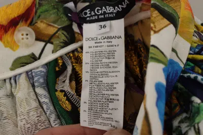 Dolce & Gabbana Sicily Patchwork Maxi Skirt In Multicolor