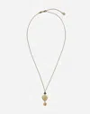 Dolce & Gabbana Necklace With Heart Pendant In Gold