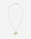 Dolce & Gabbana Sicily Charm-embellished Necklace In Gold