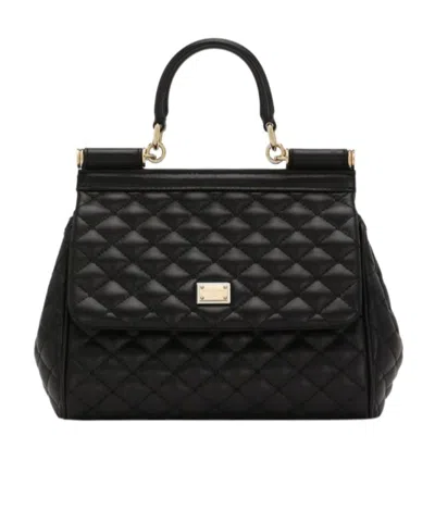 DOLCE & GABBANA DOLCE  GABBANA SICILY QUILTED HANDBAG