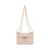 Dolce & Gabbana Sicily Leather Chain Strap Shoulder Bag