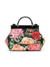 Dolce & Gabbana Sicily Shoulder Bag In Black