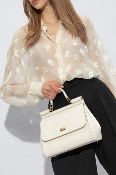 Dolce & Gabbana Sicily Bag In White