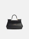 Dolce & Gabbana 'sicily' Small Black Leather Bag