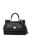 Dolce & Gabbana Small Sicily Floral-embroidered Tote Bag In Pink