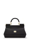 Dolce & Gabbana Sicily Small Handbag In Black