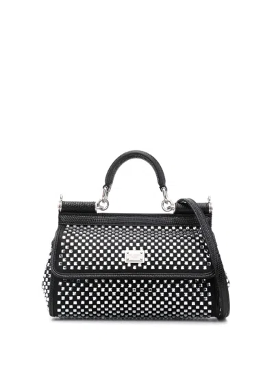 Dolce & Gabbana Sicily Small Handbag In Black