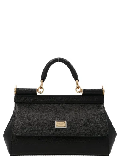 Dolce & Gabbana 'sicily' Small Handbag In Black