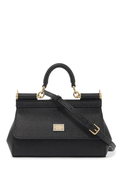 Dolce & Gabbana Sicily Small Handbag In Black