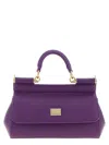 Dolce & Gabbana Sicily Handbag Top Handle In Purple