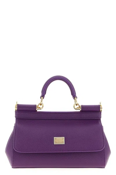 Dolce & Gabbana 'sicily' Small Handbag In Purple