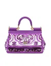 Dolce & Gabbana Sicily Small Handbag With Maiolica Embroidery