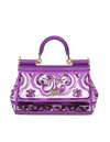 Dolce & Gabbana Sicily Small Handbag With Maiolica Embroidery