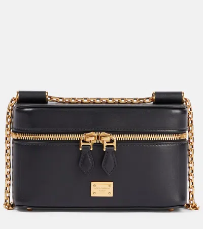 DOLCE & GABBANA SICILY SMALL LEATHER CROSSBODY BAG
