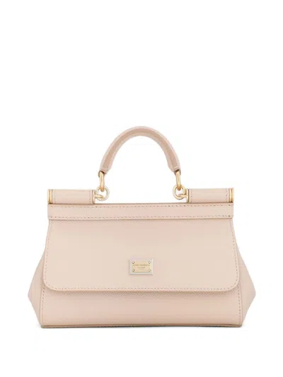 DOLCE & GABBANA DOLCE & GABBANA SICILY SMALL LEATHER HANDBAG