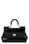 Dolce & Gabbana Sicily Small Leather Handbag In Black