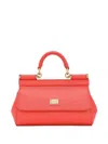 DOLCE & GABBANA DOLCE & GABBANA SICILY SMALL LEATHER HANDBAG