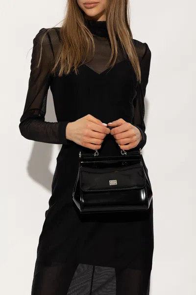 Dolce & Gabbana ‘sicily Small' Shoulder Bag In Black