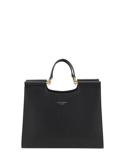 Dolce & Gabbana Bag Shopping Sicily Small Black