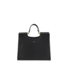 Dolce & Gabbana Sicily Small Leather Tote In Black