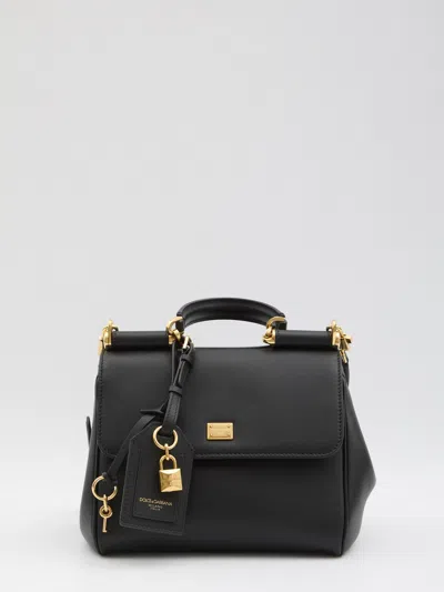 Dolce & Gabbana Sicily Soft Leather Handbag