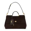 Dolce & Gabbana Sicily Soft Suede Bag