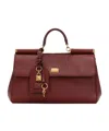 Dolce & Gabbana Sicily Structured Leather Tote Bag