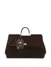 Dolce & Gabbana Sicily Suede Tote Bag