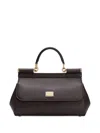Dolce & Gabbana Dark Purple Sicily Medium Satchel