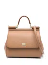 Dolce & Gabbana Sicily Tote Bag In Brown