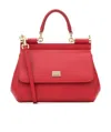 Dolce & Gabbana Sicily Medium Bag In Red