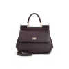 Dolce & Gabbana Sicily Tote Bag In Purple