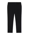 Dolce & Gabbana Side-band Wool Trousers In Black