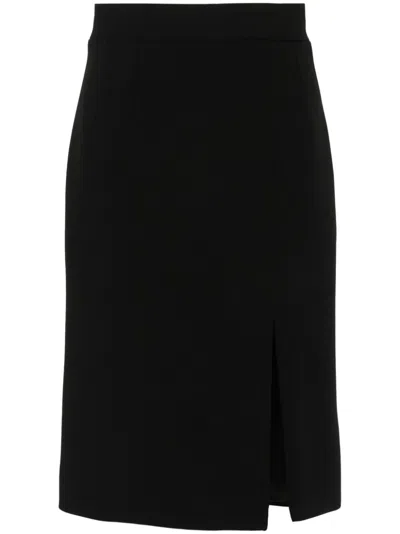 Dolce & Gabbana Side-slit Pencil Skirt In Black