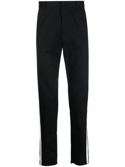 Dolce & Gabbana Side-stripe Tailored Trousers In Black