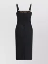 Dolce & Gabbana Silhouette-enhancing Satin Midi Dress