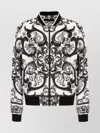Dolce & Gabbana Silk All-over Print Bomber Jacket In Multi