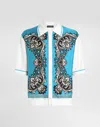 Dolce & Gabbana Silk And Cotton Shirt With Bandanna Print In Print