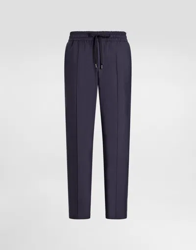 Dolce & Gabbana Silk And Gabardine Jogging Trousers