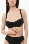 Dolce & Gabbana Silk And Lace Bra With Underwire