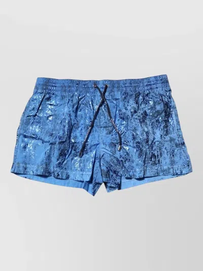 Dolce & Gabbana Silk Balconette Bra Underwear Shorts In Blue