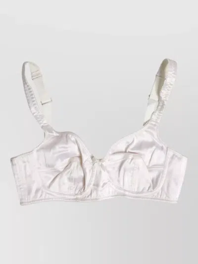 Dolce & Gabbana Silk Balconette Non Wire Bra Underwear