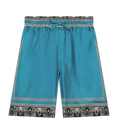 DOLCE & GABBANA SILK BANDANA PRINT SHORTS