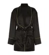 Dolce & Gabbana Silk Long-sleeved Pajama Jacket With Belt
