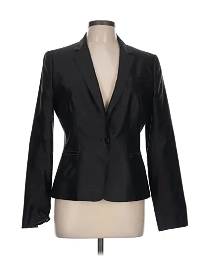 Pre-owned Dolce & Gabbana Silk Blazer Jacket In Black