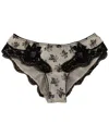 Dolce & Gabbana Silk-blend Bikini Bottom In White