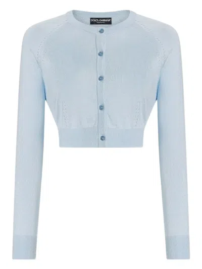 DOLCE & GABBANA SILK-BLEND CARDIGAN